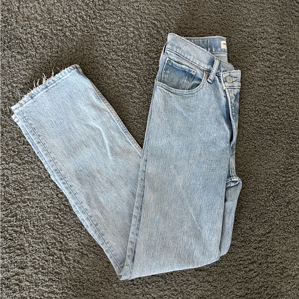 Abercrombie & Fitch Light Blue Straight Leg Jeans